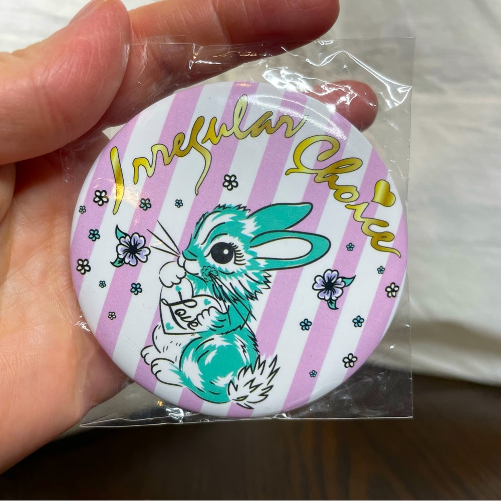 New Hand Mirror Irregular Choice Pocket Mirror Pastel Makeup Portable Purse